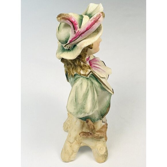 Antique 9.5" French Bisque Continental Female 19th Century Figure BUST *Read* - Picture 4 of 7